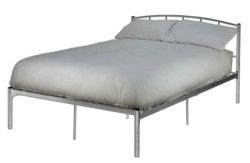 Austin Double Bed Frame - Silver